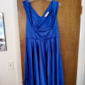 Grace Karin Pin Up Dress Blue